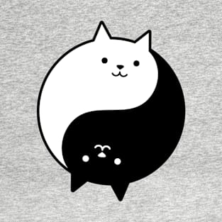 yin yang cats T-Shirt